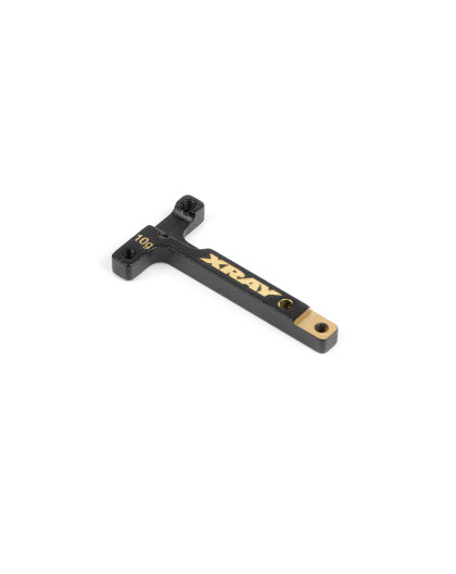 T4'21 BRASS CHASSIS T-BRACE 10g - XRAY - 303765