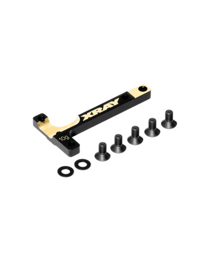X4 Renfort de châssis laiton 10g - XRAY - 303767
