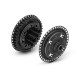 X4 Composite Gear Diff. Case 38T Pulley & Cover Uni - XRAY - 304912