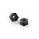Alu Wheel Hub - Offset +0.75mm - Black (2) - XRAY - 305352