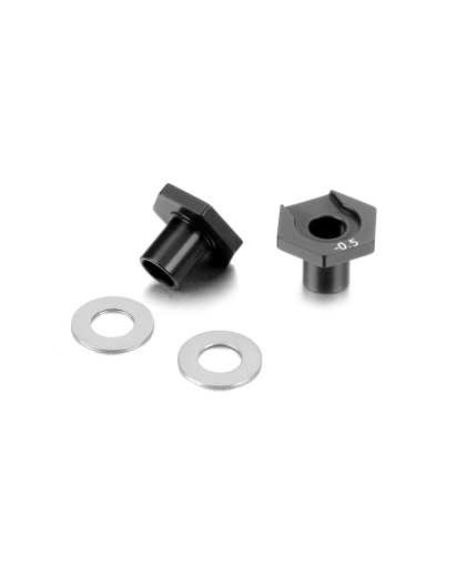 X4 Hexagones de roue -0.5mm (2) - XRAY - 305357
