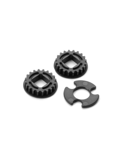 Poulie 20 dents avec roulements (2) - XRAY - 305578