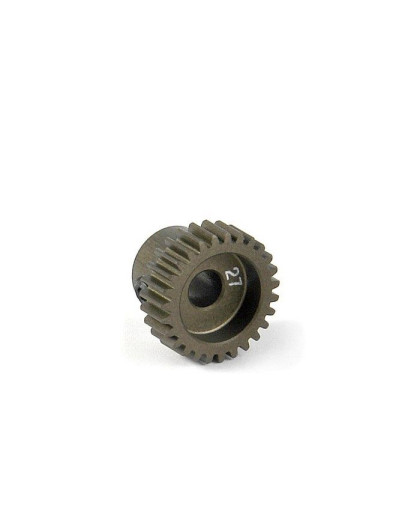 NARROW ALU PINION GEAR - HARD COATED 27T / 64 - 305977 - XRAY