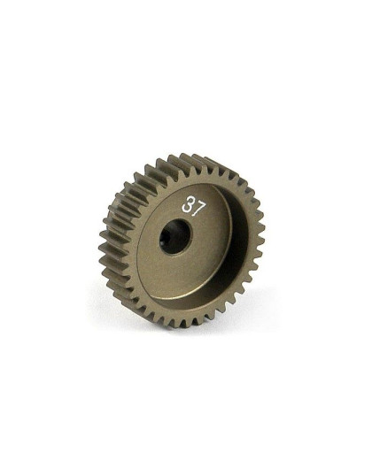 NARROW ALU PINION GEAR - HARD COATED 37T / 64 - 305987 - XRAY