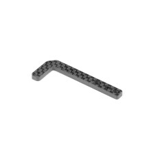 X4F Support de batterie carbone arrière - Court - XRAY - 306173