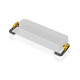 T4'19 GRAPHITE + BRASS FULLY ADJUSTABLE BATTERY HOLDER - 306198 - XRA