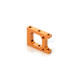 Platine support servo alu orange T4 15 - XRAY - 306203-O