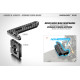 Alu Forward Servo Mount - Black - XRAY - 306205