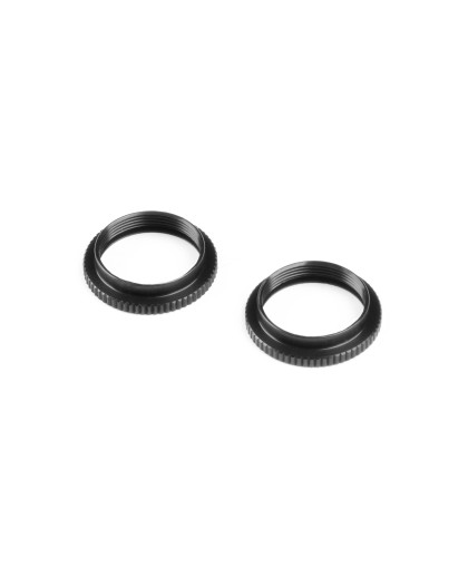 XLP ALU SHOCK ADJUSTABLE NUT - BLACK (2) - XRAY - 308045-K