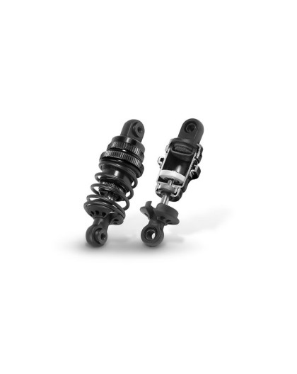 Jeu complet amortisseurs noir T4 (2) - XRAY - 308307-K