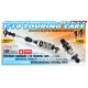 Jeu complet amortisseurs noir T4 (2) - XRAY - 308307-K