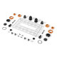 ULP ALU SHOCK ABSORBER-SET - ORANGE (2) - 308308-O - XRAY