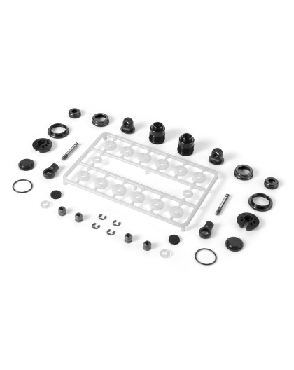 ULP ALU SHOCK ABSORBER-SET - BLACK (2) - 308308-K - XRAY