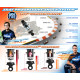 Jeu complet amortisseurs noir T4 (2) - XRAY - 308307-K