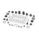 Jeu complet amortisseurs noir T4 (2) - XRAY - 308307-K