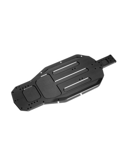 XB2 ALU CHASSIS WITH BENT SIDES - SWISS 7075 T6 (2.5MM) - SHORT - 321