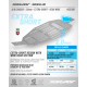 XB2 Châssis alu 2.5mm Extra-court - XRAY - 321126
