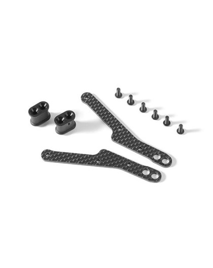 GRAPHITE CHASSIS SIDE GUARD BRACE (2) - 321263 - XRAY