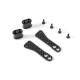 GRAPHITE CHASSIS SIDE GUARD BRACE - SOFT (2) - 321266 - XRAY