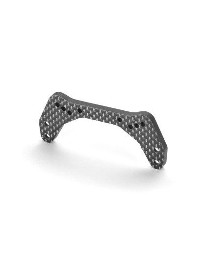 Support amortisseurs AV 4.0mm Carb. Bas - XRAY - 322084