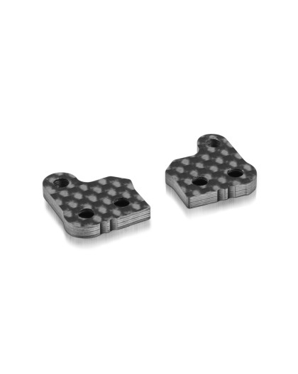 GRAPHITE EXTENSION ALU STEERING BLOCK (1+1) - 2 SLOTS - XRAY - 322298