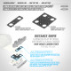CARBON DISTANCE SHIM FRONT LOWER ARM MOUNT +3°/-3° - XRAY - 322308
