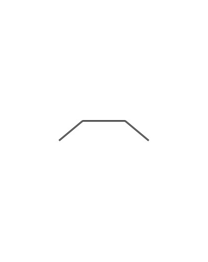 XB2 Barre anti-roulis avant - 1.0mm - XRAY - 322490