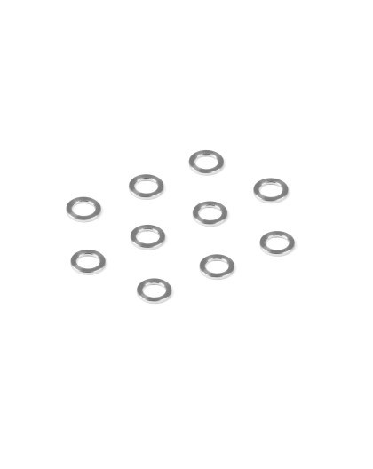 Rondelles aluminium 3x4.7x0.5mm (10) - XRAY - 322591
