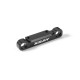 ALU REAR LONGER LOWER SUSP. HOLDER - NARROW - REAR - SWISS 7075 (5MM)