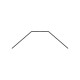 XB2 Barre anti-roulis arrière - Courte - 1.1mm - XRAY - 323491