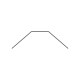 XB2 ANTI-ROLL BAR REAR - SHORT - 1.0 MM - XRAY - 323490