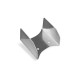 XB2 Dérive centrale en lexan pour aileron arrière (2) - XRAY - 323515