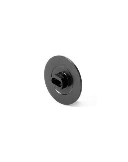 ALU 3-PAD SLIPPER CLUTCH PLATE WITH ADAPTER - SWISS 7075- HARD COATED