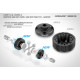 COMPOSITE GEAR DIFFERENTIAL COVER - LCG - GRAPHITE - 324911-G - XRAY