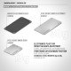 GRAPHITE PLATE FOR ELECTRONICS 1-PIECE CHASSIS - SET - XRAY - 326149