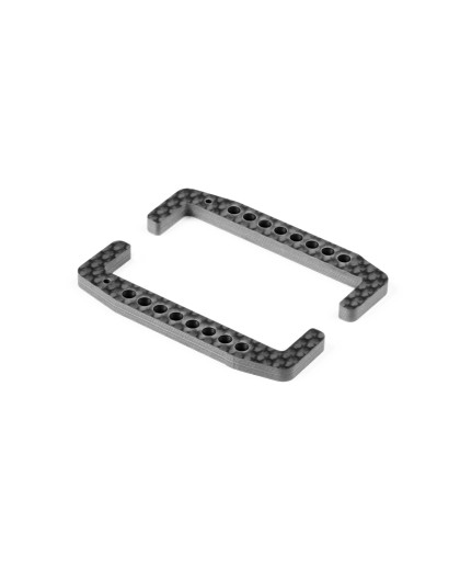 Bride batterie carbone basse (2) - XRAY - 326178