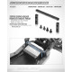 ALU SERVO HOLDERS & GRAPHITE BRIDGE - XRAY - 326201