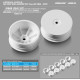 XB2 Jantes AV 12mm blanches - IFMAR (2) - XRAY - 329910-M