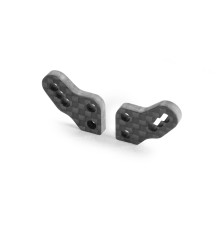 CARBON SHOCK TOWER FRONT - 2 POSITIONS - 2 PCS - XRAY - 332086