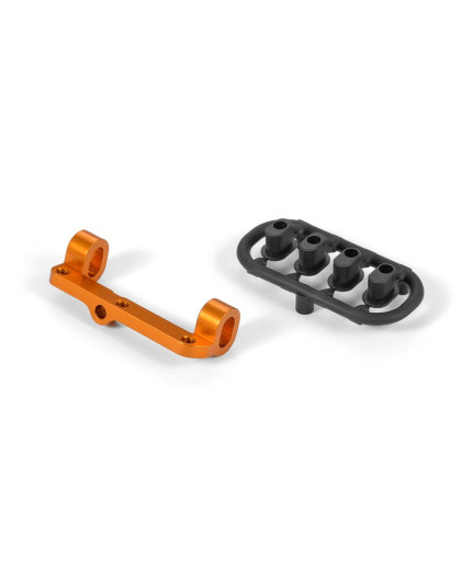 ALU UPPER ARM HOLDER - SWISS 7075 T6 - SET - LEFT - 332741 - XRAY