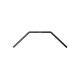 ANTI-ROLL BAR FOR BALL-BEARINGS - REAR 2.4 MM - 333484 - XRAY