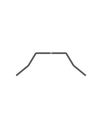 Barre anti-roulis arrière 2.0mm sur roulements - XRAY - 333490