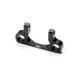 ALU REAR LOWER 1-PIECE SUSPENSION HOLDER - BLACK - RF - XRAY - 333713