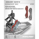 Plaquettes de frein Rouge (2) - XRAY - 334133