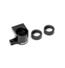 ALU FRONT MIDDLE SHAFT HOLDER - BLACK - SET - XRAY - 335724