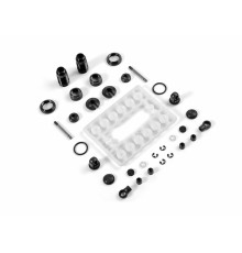 ALU SHOCK ABSORBER 20.8mm SET - BLACK (2) - XRAY - 338002-K