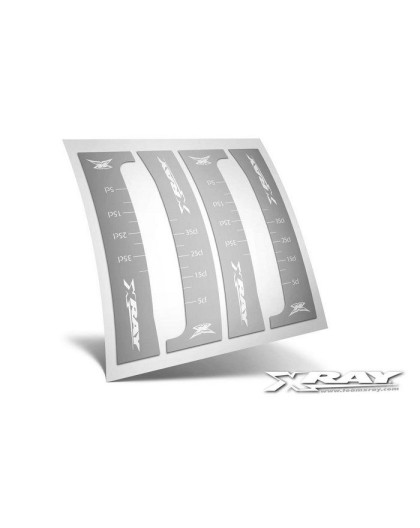 Autocollants fuel indicateur (4) - XRAY - 338690