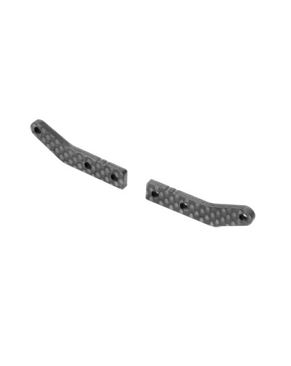 GRAPHITE EXTENSION SUSPENSION ARM FR LOWER LONG (2) - XRAY - 342199