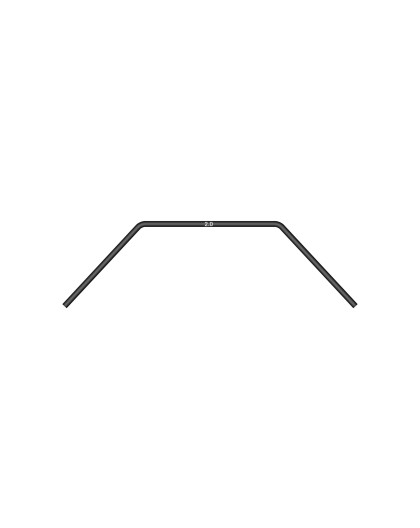 Barre anti-roulis avant 2.0mm - Courte - XRAY - 342480-S