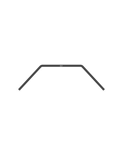 Barre anti-roulis avant 2.2mm - Courte - XRAY - 342482-S